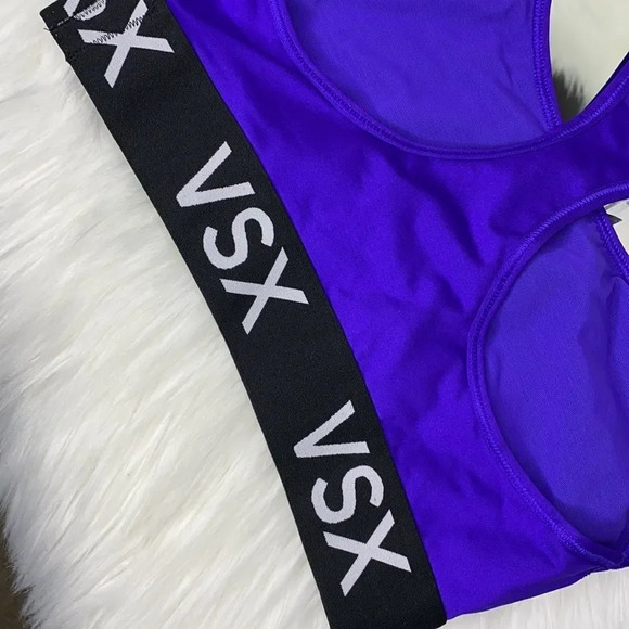 VSX Sport Purple “Flexin’” Racer Back Sports Bra S - Picture 4 of 7